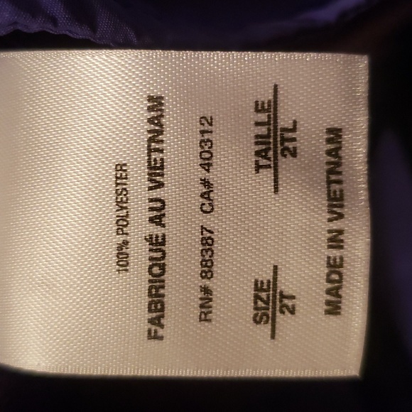 Adidas Girls Purple Jacket - Picture 4 of 12